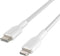 Belkin Braided iPhone Lightning naar USB-C kabel - 1m - Wit