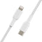 Belkin Braided iPhone Lightning naar USB-C kabel - 1m - Wit