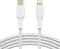 Belkin Braided iPhone Lightning naar USB-C kabel - 1m - Wit