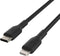 Belkin Braided iPhone Lightning naar USB-C kabel - 2m - Zwart