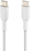 Belkin Braided USB-C naar USB-C kabel - 1m - Wit