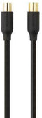 Belkin Coax Antennekabel 50 m zwart 90 dB goudcontact