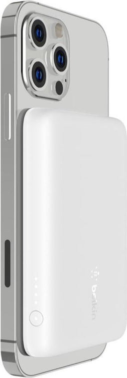 Belkin draadloze Magsafe Powerbank - USB-C - 2.500 mAh - Wit - 1 poort