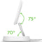 Belkin, Draadloze oplader Qi2 15W met standaard, Wit