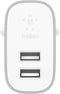 Belkin Dual USB Oplader 24W + 1m iPhone kabel
