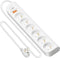 Belkin E-Series 6 Socket, 1-Metre SurgeStrip Overspanningsbeveiliging 6 AC-uitgang(en) 230 V 1 m Wit