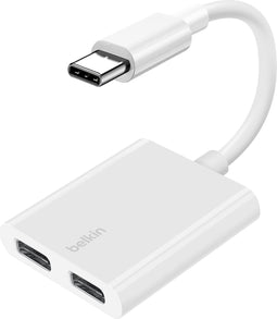 Belkin, Lader Adapter Audio en opladen 60W RockStar, Wit