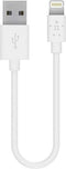 Belkin MIXIT On-the-Go Apple iPhone Lightning naar USB Kabel - 15 cm - Wit