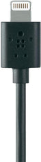 Belkin MIXIT On-the-Go Apple iPhone Lightning naar USB Kabel - 15 cm - Zwart