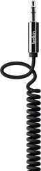 Belkin MIXIT Opgerolde 3.5 mm AUX-kabel - 1.8 m - Zwart