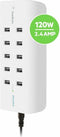 Belkin Rockstar 10-poorts laadstation wit 2.4A
