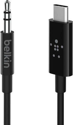 Belkin RockStar™ 3.5mm Audiokabel met USB-C™ Connector - 0,90 m - Zwart