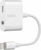 Belkin Rockstar Audio & lightning Splitter - Wit