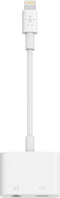 Belkin Rockstar Audio & lightning Splitter - Wit