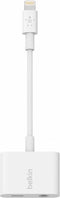Belkin Rockstar Audio & lightning Splitter - Wit