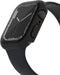 Belkin ScreenForce Apple Watch 44 mm, 45 mm Series 7, SE, 6, 5, 4 Bumper-Case mit integriertem Hartglas-Displayschutz, kratzfest und leicht anzubringen - Schwarz