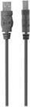 Belkin USB 2.0 A - USB 2.0 B, 1.8m USB-kabel 1,8 m USB A USB B Grijs