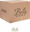 Bella Home Mila - Fauteuil - Velvet - Schelp - Creme met zwarte poten