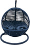 Bella Home Simba - Mini Hangstoel - Kat - Hond - Blauw - Blauwe kussen