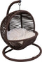 Bella Home Simba - Mini Hangstoel - Kat - Hond - Bruin - Creme kussen