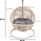 Bella Home Simba - Mini Hangstoel - Kat - Hond - Creme - Grijze kussen