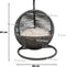 Bella Home Simba - Mini Hangstoel - Kat - Hond - Grijs - Creme kussen