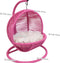 Bella Home Simba - Mini Hangstoel - Kat - Hond - Roze - Creme kussen