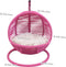 Bella Home Simba - Mini Hangstoel - Kat - Hond - Roze - Creme kussen