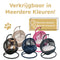 Bella Home Simba - Mini Hangstoel - Kat - Hond - Zwart - Creme kussen