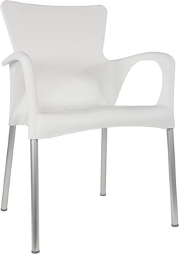 Bella terrasstoel wit