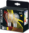 BELLALUX LED-lamp, E27-basis mat glas ,Warm wit (27-K), 1-55 Lumen, substituut voor 75W-verlichtingsmiddel niet-dimbaar, 3-Pak