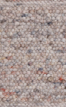 Bellano 16 Vloerkleed - 200x250 - Rechthoek - Laagpolig,Structuur Tapijt - Landelijk - Grijs, Roze