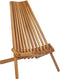 BELLANO - Tuinstoel set van 2 - Lichthout - Acaciahout