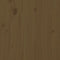 vidaXL - Hoofdbord - 145,5x4x100 - cm - massief - grenenhout - honingbruin