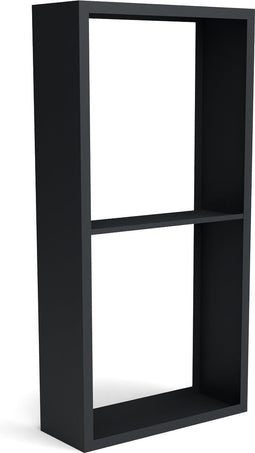 Beltza zwarte houtopslag onderverdeling 2 vakken 1000x385x2000 mm