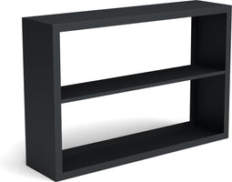 Beltza zwarte houtopslag onderverdeling 2 vakken 1500x385x1000 mm