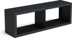 Beltza zwarte houtopslag onderverdeling 2 vakken 1500x385x500 mm