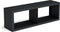 Beltza zwarte houtopslag onderverdeling 2 vakken 1500x385x500 mm