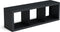Beltza zwarte houtopslag onderverdeling 3 vakken 1500x385x500 mm