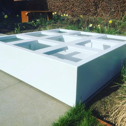 Belus Aluminium kruidenbakken Lengte: 800 Breedte: 800 Hoogte: 300