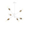 Belz 6-Lichts Unieke / Statement Plafondlamp Vintage Kroonluchter