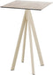 Infinity Statafel Zand Frame + Moonstone HPL 70x70 cm - Essentials 120061377