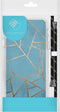 iMoshion iPhone 11 - Hoesje met Koord - Verstelbaar Koord - Blauw Meerkleurig Goud