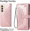 iMoshion Hoesje Geschikt voor Samsung Galaxy S24 Plus Hoesje Met Pasjeshouder - iMoshion Mandala Bookcase - Rosé Goud