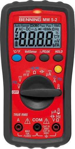 Benning 044071 Multimeter Digitaal CAT III 600 V, CAT IV 300 V Weergave (counts): 6000