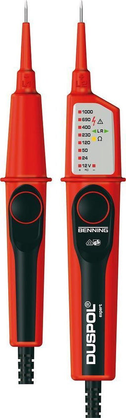 Benning 44050262 DUSPOL Expert Tweepolige spanningstester - AC/DC 1000V