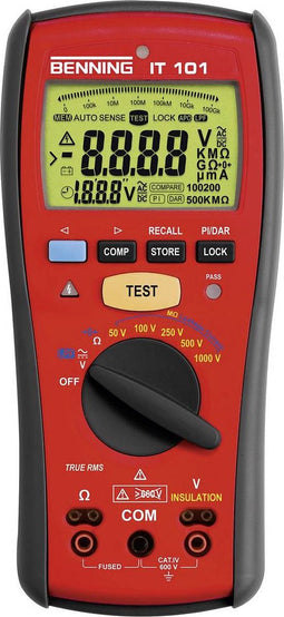 Benning IT 101 Isolatiemeter 50 V, 100 V, 250 V, 500 V, 1000 V 20 GΩ