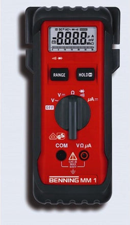 Benning MM 1 Multimeter Digitaal CAT III 600 V Weergave (counts): 3200