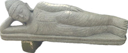 Benoa Buddha Beeld Liggend Green Stone 150cm