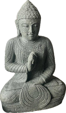 Benoa Buddha Mudra Beeld Green Stone 120cm 120cm
